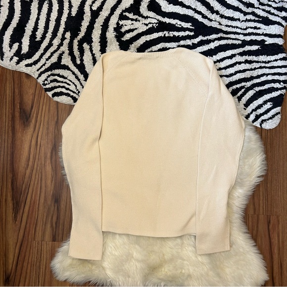 Ralph Lauren Lauren Sweater Cream Size Large - Picture 5 of 5